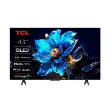 TCL T69C 43T69C televizorius 109,2 cm (43") 4K Ultra HD išmanusis televizorius „Wi-Fi“ Metalinis 350 cd/m²