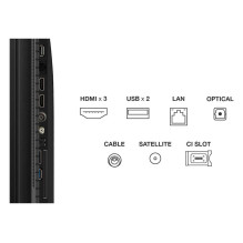 TCL T69C 43T69C televizorius 109,2 cm (43") 4K Ultra HD išmanusis televizorius „Wi-Fi“ Metalinis 350 cd/m²