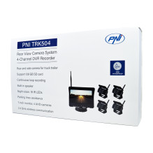 PNI TRK504 belaidis vaizdo stebėjimo rinkinys sunkvežimio DVR su LCD monitoriumi ir 4 kameromis PNI TRK504 belaidis vaizdo stebėjimo rinkinys sunkvežimio DVR su LCD monitoriumi ir 4 kameromis