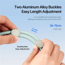 Dux Ducis Universal DUX DUCIS Plaz - telefono dirželis per petį - šviesiai žalias