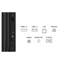 TCL 75P69K TV 190.5 cm (75") 4K Ultra HD Smart TV Wi-Fi Black