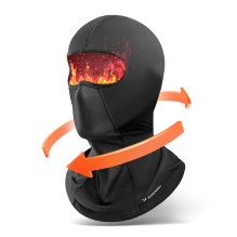 Wozinsky WKM-03B face mask motorcycle bicycle winter balaclava - black