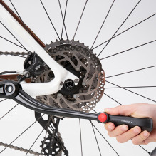 Wozinsky WSR-01 stabilus dviračių stovas - juodas