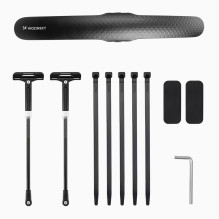 Wozinsky WBR-01 universalus reguliuojamas dviračio sparnas - juodas