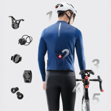 „Wozinsky WIS-02“ vandeniui atsparus išmanusis galinis žibintas, 1 vnt. – juodas