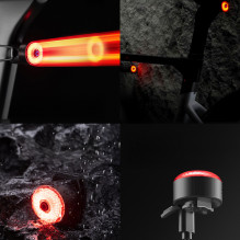 Wozinsky WIS-02 Waterproof Smart Tail Light 1pc - Black