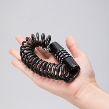 „Wozinsky WBN-01R“ dviračio užraktas dviračio šalmui, atsparus vandeniui, 4 skaitmenų derinys - juodas