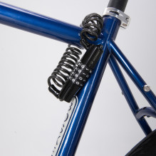 „Wozinsky WBN-01R“ dviračio užraktas dviračio šalmui, atsparus vandeniui, 4 skaitmenų derinys - juodas