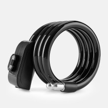 „Wozinsky WPB-01R“ nešiojama dviračio spyna su apsaugos nuo vagystės trosu ir 2 raktais elektriniams dviračiams ir motoc