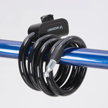 „Wozinsky WPB-01R“ nešiojama dviračio spyna su apsaugos nuo vagystės trosu ir 2 raktais elektriniams dviračiams ir motoc