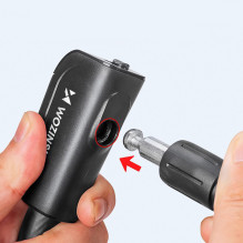 Wozinsky WPB-01R Portable Bike Lock with Anti-Theft Cable and 2 Keys for Electric Bikes and Motorcycles - Black