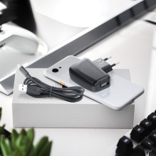 Blue Star Phone charger Blue Star Lite USB A 2A 10W + cable USB A to USB C TFK-TC-1095B black