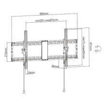 TV SET ACC WALL MOUNT 43-90" / WM-90T-01 GEMBIRD TV SET ACC WALL MOUNT 43-90" / WM-90T-01 GEMBIRD
