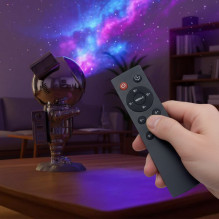 Hawk HW-STAR02 Astronaut Star Projector with Clock Ghrome Edition