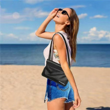 Wozinsky WWS-01 Waterproof PVC Waist Bag - Black