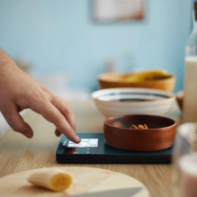 Wozinsky WIK-10 Smart Kitchen Scale with Digital Display, Bluetooth App - Black