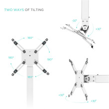PROJECTOR ACC MOUNT / WHITE K5A-W ONKRON PROJECTOR ACC MOUNT / WHITE K5A-W ONKRON