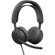 LOGITECH AUSINĖS - Zone Wired 2 verslui - GRAFITO - USB - EMEA28i-935 - UC, EU