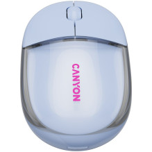 CANYON mouse OnClick 24 BT / Wireless Transparent / Blue