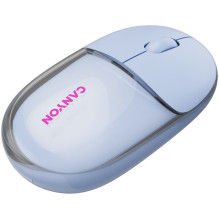 CANYON mouse OnClick 24 BT / Wireless Transparent / Blue
