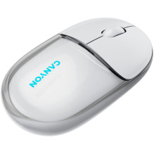 CANYON mouse OnClick 24 BT / Wireless Transparent / White
