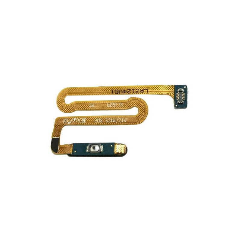 Lanksčioji jungtis Samsung A125 A12 / A127 A12S on / off + Fingerprint mygtuku Black originali (used Grade A)