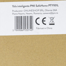 Smart Yala PNI SafeHome PTY101L, left, fingerprint access, code, card, key, Tuya Smart mobile application