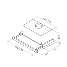 ELICA ELITE 14 LUX BL / A / 60 cooker hood - PRF0037991B