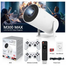 Nešiojamas žaidimų projektorius „Riff M300MAX“, baltas Nešiojamas žaidimų projektorius „Riff M300MAX“, baltas