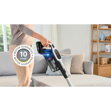 Bosch BCS931WBA stick vacuum / electric broom Battery Dry HEPA Bagless 0.4 L White 3 Ah
