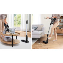 Bosch BCS931WBA stick vacuum / electric broom Battery Dry HEPA Bagless 0.4 L White 3 Ah