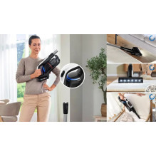Bosch BCS931WBA stick vacuum / electric broom Battery Dry HEPA Bagless 0.4 L White 3 Ah