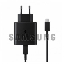 Įkroviklis Samsung EP-TA845 juodas 45W (No Package) + Type-C laidas / 100% Genuine /