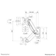 MONITOR ACC WALL MOUNT / 17-32" WL70-440BL11 NEOMOUNTS MONITOR ACC WALL MOUNT / 17-32" WL70-440BL11 NEOMOUNTS