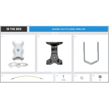 QuWireless Antenna QuPanel 5G / LTE Global MIMO 4x4, 5m cables