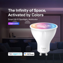 TP-LINK Smart Wi-Fi Spotlight, Multicolor, Dimmable, Tapo L630 TP-LINK Smart Wi-Fi Spotlight, Multicolor, Dimmable, Tapo L630