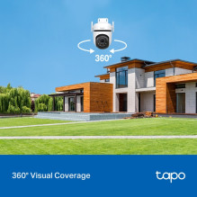 TP-LINK 4MP H.264 F1.6 Aperture Outdoor Pan / Tilt Security Wi-Fi Camera Tapo C520WS TP-LINK 4MP H.264 F1.6 Aperture Outdoor Pan / Tilt Security Wi-Fi Camera Tapo C520WS