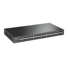 TP-LINK JetStream 48 prievadų gigabito L2 valdomas komutatorius su 4 SFP lizdais