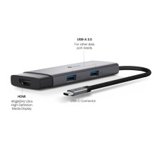 TP-LINK USB C tipo 5 viename šakotuvas