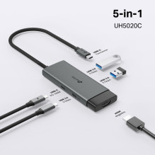 TP-LINK USB C tipo 5 viename šakotuvas
