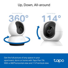 TP-LINK Pan / Tilt AI Home Security Wi-Fi Camera, Tapo C220
