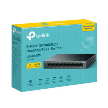 TP-LINK 9-Port 10 / 100Mbps Desktop Switch with 8-Port PoE+