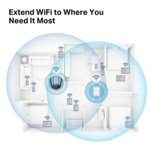 „MERCUSYS AC1900“ „Wi-Fi“ diapazono plėtiklis