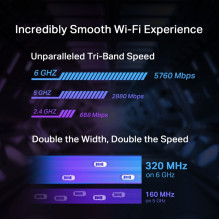 TP-LINK BE9300 Wi-Fi 7 Bluetooth 5.4 PCIe adapteris Archer TBE550E TP-LINK BE9300 Wi-Fi 7 Bluetooth 5.4 PCIe adapteris Archer TBE550E