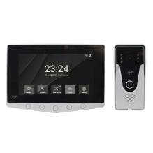 PNI DF780 video intercom with 1 monitor, 7 inch 1080p touch screen, card slot, IP65 supports serial connection of 4 moni PNI DF780 video intercom with 1 monitor, 7 inch 1080p touch screen, card slot, IP65 supports serial connection of 4 moni