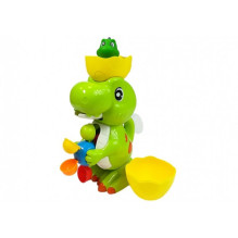 LEAN Toys Kąpielowy Dinozaur Młynek Tryskający Wodą
