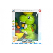 LEAN Toys Kąpielowy Dinozaur Młynek Tryskający Wodą