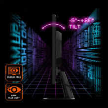 „Gigabyte GS27QA“ 27 colių, 2560 x 1440 pikselių, „Quad HD“ LCD monitorius, juodas