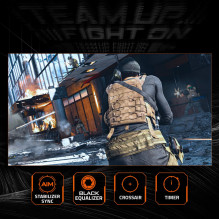 „Gigabyte GS27QA“ 27 colių, 2560 x 1440 pikselių, „Quad HD“ LCD monitorius, juodas