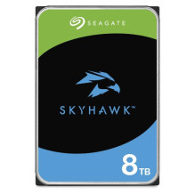 HDD, SEAGATE, SkyHawk, 8TB, SATA, 256 MB, 5400 aps./min., Diskai / galvutės 4/8, 3,5', ST8000VX010